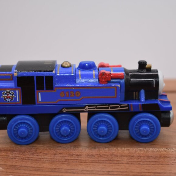 2003 BELLE 6120 Thomas Tank Engine Friends Wooden Railway Train VERY RARE - Picture 8 of 9